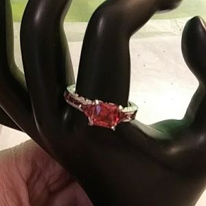 FASHION WOMENS PRINCESS RED 💍 RING